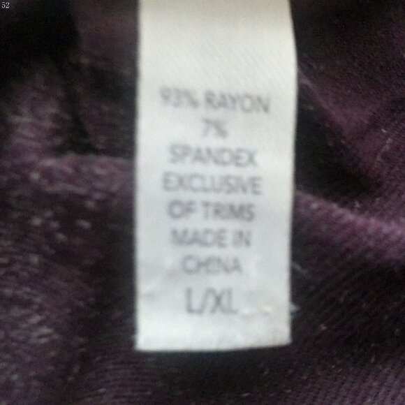 SOMA INTIMATES Long Sleeve Long Maroon Robe w/Connected Tie Belt L/XL - Picture 6 of 6